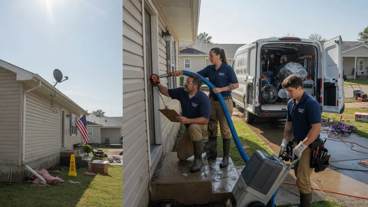 Ceiling Water Damage Restoration in Villas, NJ near me
